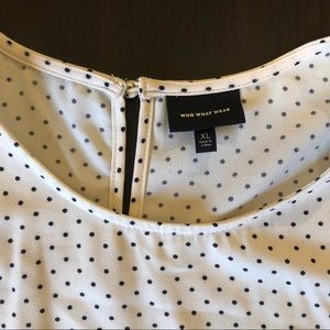 Peplum Polka Dot Blouse